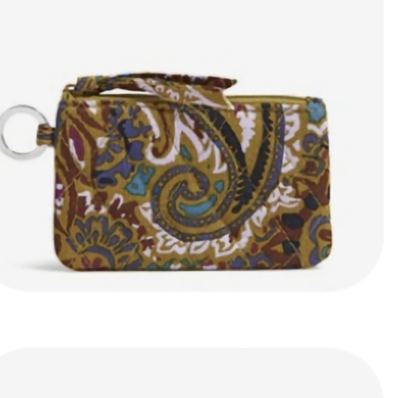 Vera Bradley Handbags - Vera Bradley Cotton Zip ID Case Buta Spray NWT